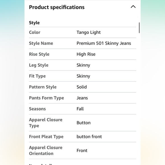 Levi's Women's Light Blue Straight Leg Jeans - Picture 12 of 14